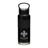 24 Oz. Floating Stainless Steel Bottle - Black with Black