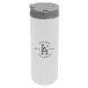 18 Oz. Stainless Steel Claremont Bottle - White