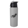 24 Oz. Velvet Touch Aluminum Bottle - Gray