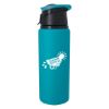 24 Oz. Velvet Touch Aluminum Bottle - Teal