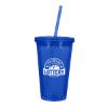 16 Oz. Newport Acrylic Tumbler - Translucent Blue