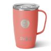 18 Oz. Swig Life Travel Mug - Coral