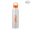 22 Oz. Darcy Aluminum Bottle - Silver with Orange