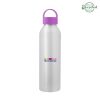 22 Oz. Darcy Aluminum Bottle - Silver with Purple