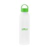 22 Oz. Darcy Aluminum Bottle - White with Lime Green