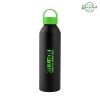 22 Oz. Darcy Aluminum Bottle - Matte Black with Lime Green