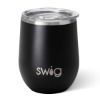 12 Oz. Swig Life Stainless Steel Stemless Wine Tumbler - Black