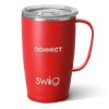 18 Oz. Swig Life Stainless Steel Travel Mug - Red