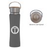 25 Oz. Hampton Stainless Steel Bottle with Bamboo Lid