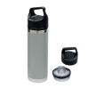 18 Oz. Full Color Davenport Stainless Steel Bottle - Gray 1