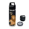 18 Oz. Full Color Davenport Stainless Steel Bottle - Black