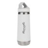 20 Oz. Hunter Stainless Steel Bottle - White