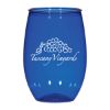 16 Oz. Stemless Wine Glass - Blue