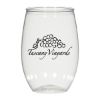 16 Oz. Stemless Wine Glass - Clear