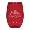 16 Oz. Stemless Wine Glass - Red