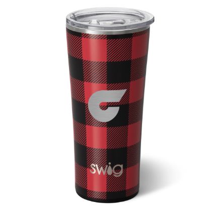 22 Oz. Swig Life Buffalo Plaid Stainless Steel Tumbler