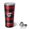 22 Oz. Swig Life Buffalo Plaid Stainless Steel Tumbler 1