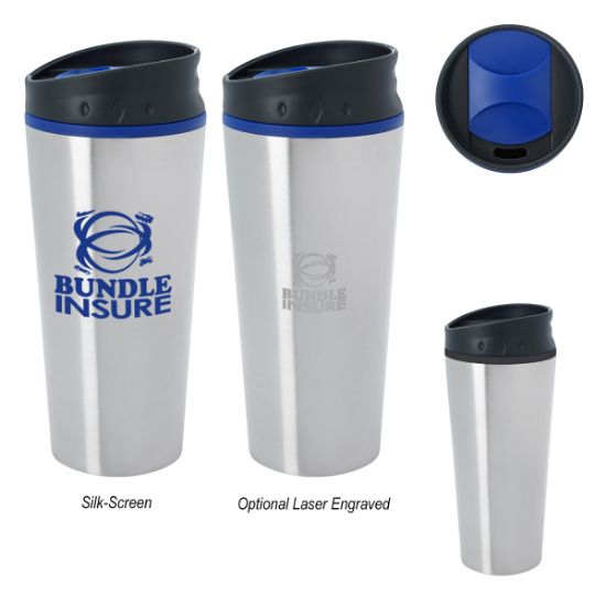 15 Oz. Diamond Stainless Steel Tumbler