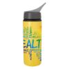 25 Oz. Full Color Tario Aluminum Bike Bottle - Yellow