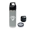 18 Oz. Davenport Stainless Steel Bottle - Gray