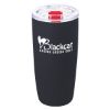 19 Oz. Everest Noir Tumbler - Black with Red Lid Slider