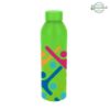 22 Oz. Full Color Serena Aluminum Bottle - Lime Green 1