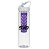 25 Oz. Fruit Fusion Bottle - Clear Bottle with Purple Infuser