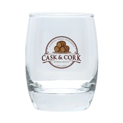 6 Oz. Full Color Whiskey Glass