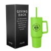 40 Oz. Aws Jackson Intrepid Stainless Steel Tumbler - Lime Green