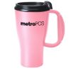 16 Oz. Omega Mug With Slider Lid - Pink