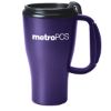 16 Oz. Omega Mug With Slider Lid - Purple