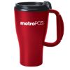 16 Oz. Omega Mug With Slider Lid - Red