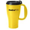 16 Oz. Omega Mug With Slider Lid - Yellow