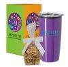 20 Oz. Elate Himalayan Tumbler With Stuffer And Custom Box - Purple