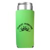 12 Oz. Slim Fit Kan-tastic With 3 Imprint Locations - Lime Green