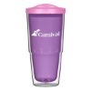 24 Oz. Biggie Tumbler With Lid - Purple