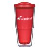 24 Oz. Biggie Tumbler With Lid - Red