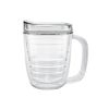 12 Oz. Tritan Coffee Mug With Lid - Clear with Clear