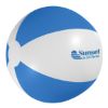 16 inch Beach Ball - White with Blue