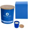 Bamboo Soy Candle With Matching Custom Box - Blue