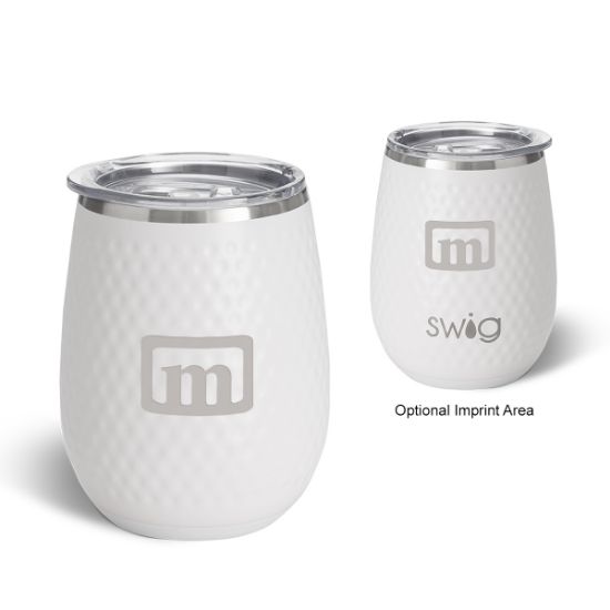 14 Oz. Swig Life Golf Stainless Steel Stemless Wine Tumbler