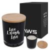 Aws Bamboo Soy Candle - Black