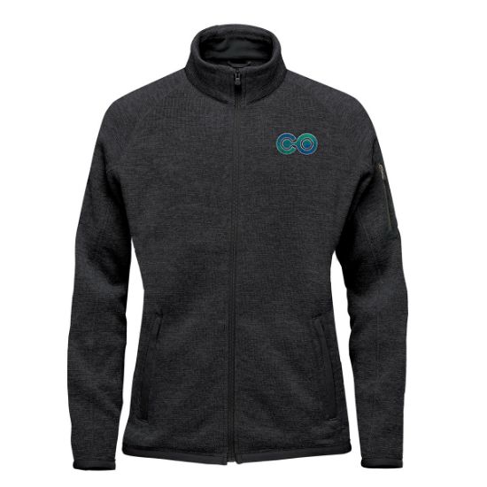 Stormtech Avalante Women's Full Zip Fleece Jacket - Black Heather