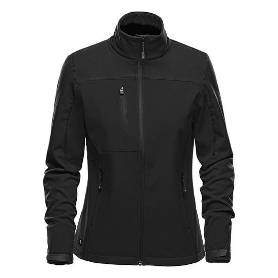 Stormtech Cascades Women's Softshell - Black with Black