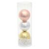 3-piece Metallic Lip Moisturizer Ball Tube Gift Set 3