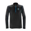 Stormtech Pulse Men's Fleece Pullover - Black with Electric Blue