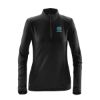 Stormtech Pulse Women's Fleece Pullover - Black with Carbon