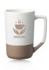 17 oz. Speckle Glazed Two Tone Ceramic Mug